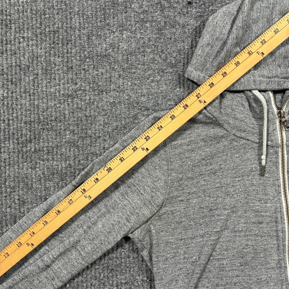 Nike Womens Hoodie Size Medium Gray Full Zip Jacket Logo Casual Activewear - Picture 9 of 12